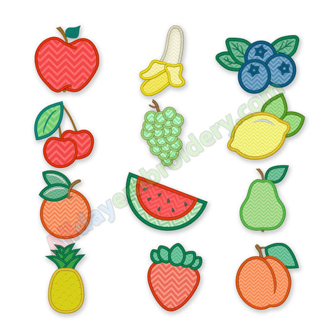 Fruit Applique Set