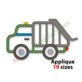 Garbage Truck Applique