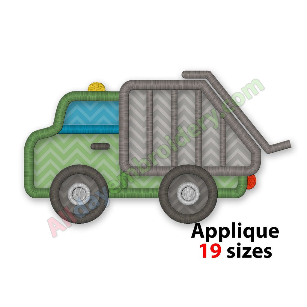 Garbage Truck Applique