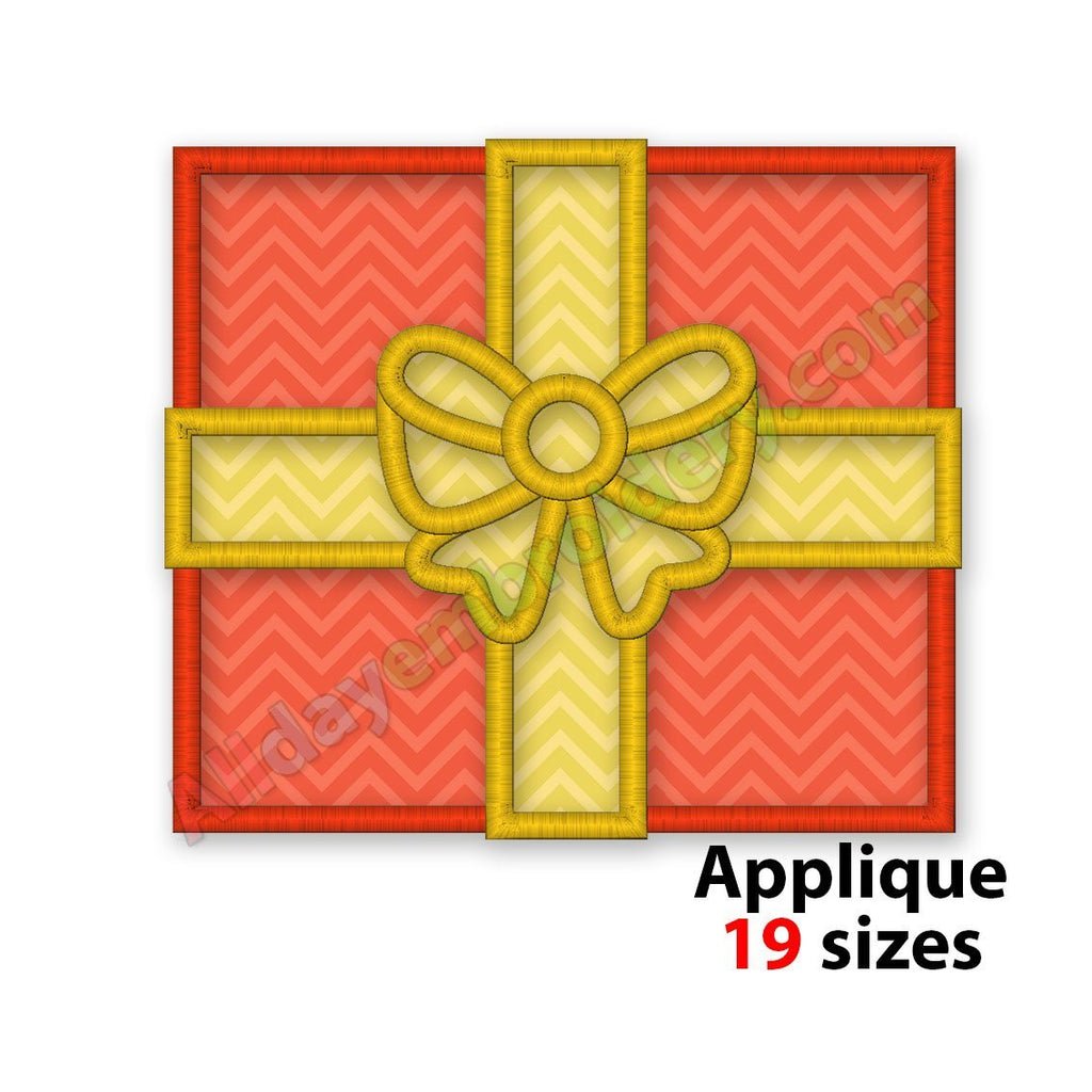 Gift Box Applique