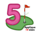 Birthday applique design