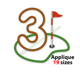 Golf applique design