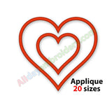Heart Applique Design