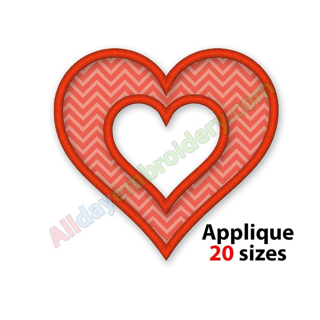 Heart Applique Design