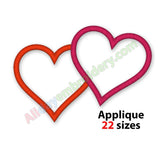Hearts Applique Design