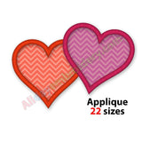 Hearts Applique Design