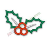Holly Leaves Applique