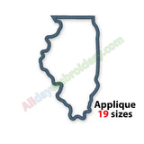 Illinois applique design