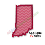 Indiana embroidery design