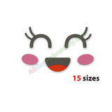 Kawaii machine embroidery