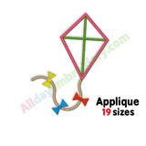 Kite applique design