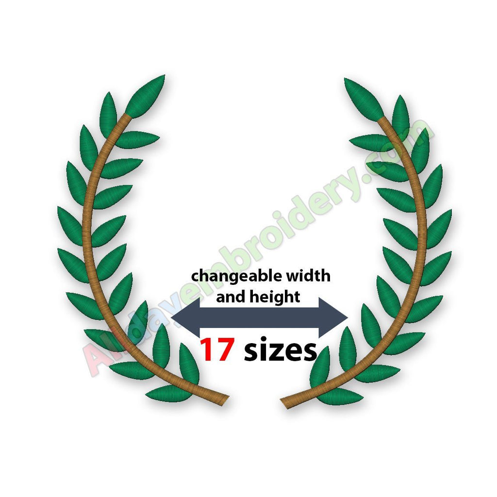 Laurel Wreath Embroidery