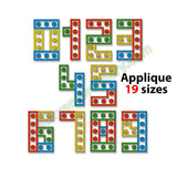 Lego Numbers Applique Set