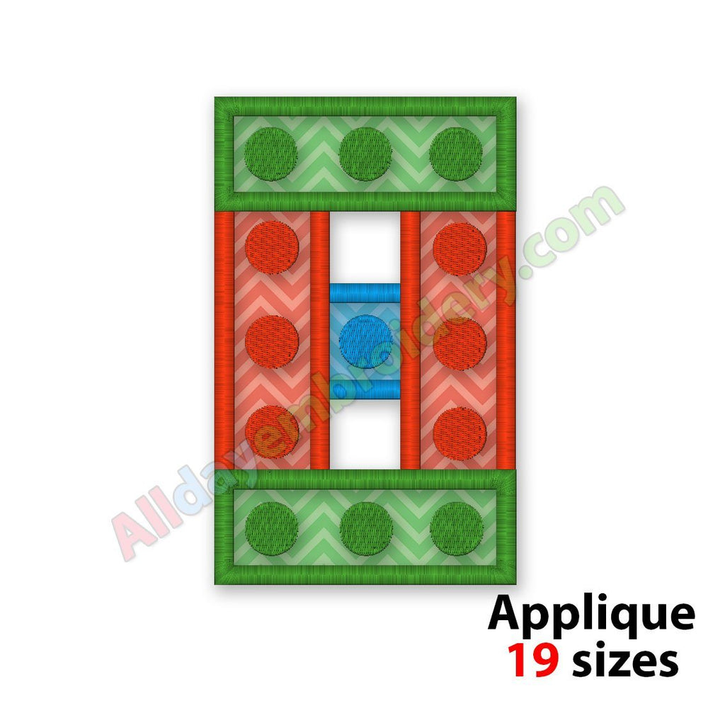 Number Eight Applique