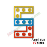 Number Five Applique