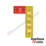 Number Seven Applique