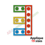 Number Three Applique