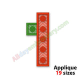 Number One Applique