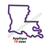 Louisiana applique design