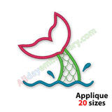 Mermaid applique design