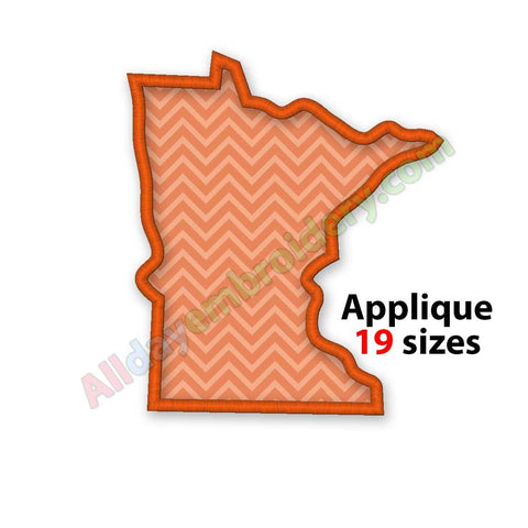 Minnesota embroidery design