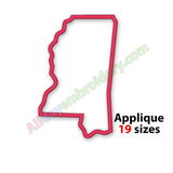 Mississippi applique design