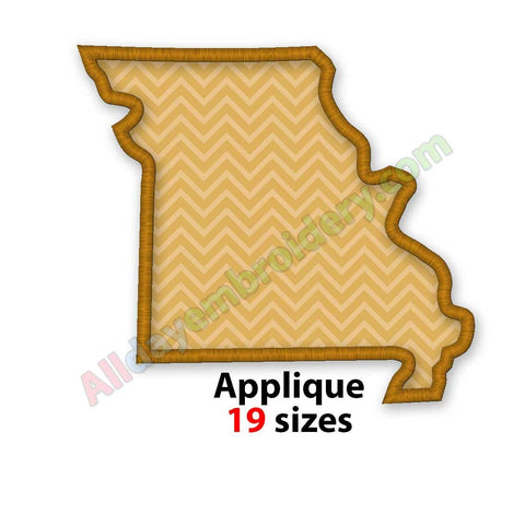 Missouri embroidery design