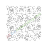 mitten quilt block embroidery