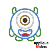 Monster applique design