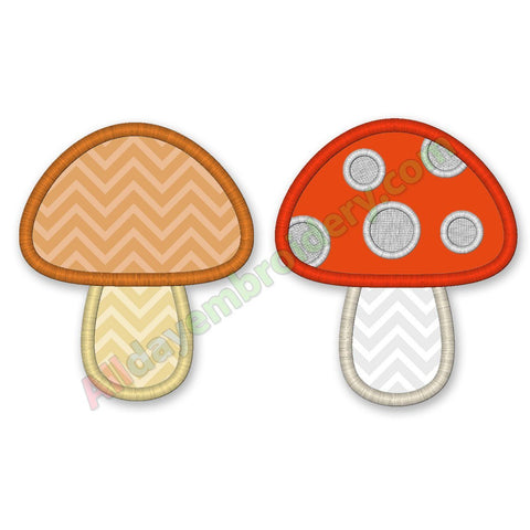 Mushroom Applique set