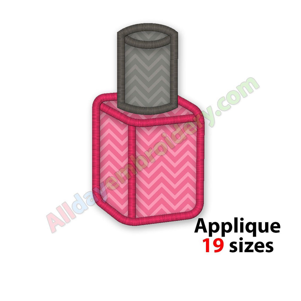 Nail Polish Bottle Applique