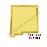 New Mexico embroidery design