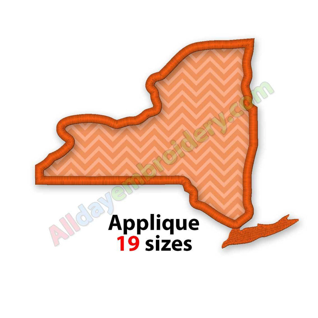 New York embroidery design