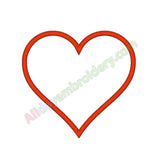 Heart applique