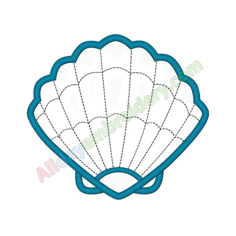Sea shell applique – Alldayembroidery.com