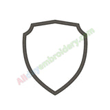 Shield applique - Alldayembroidery.com