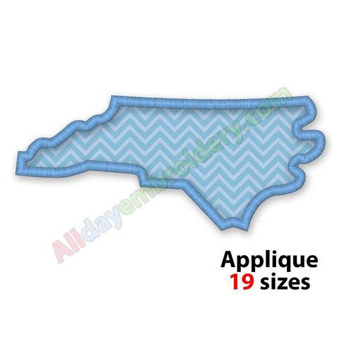 North Carolina embroidery design