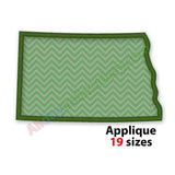 North Dakota embroidery design