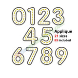 Road number applique