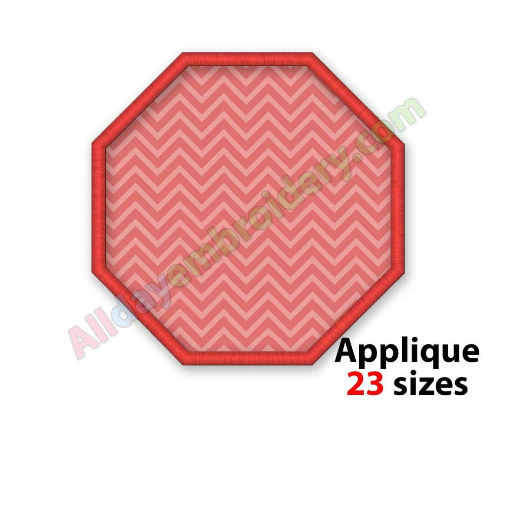 Octagon embroidery design