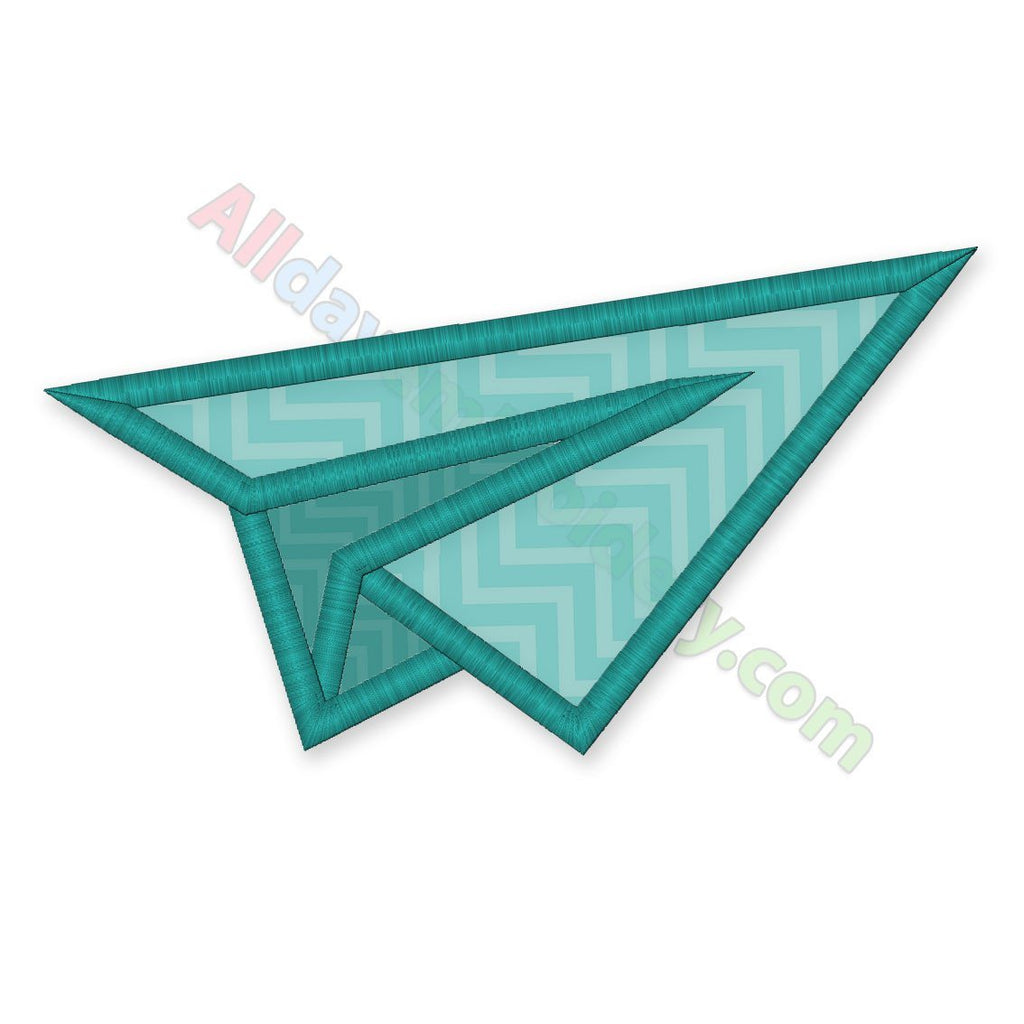 Paper Plane Applique