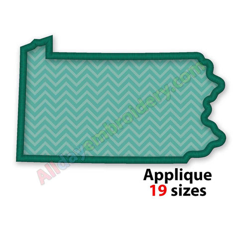 Pennsylvania embroidery design