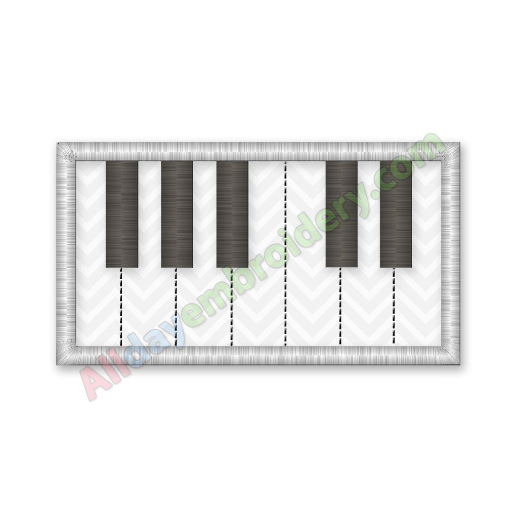 Piano Keyboard Applique