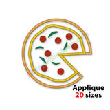 Pizza applique design