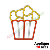 Popcorn applique design
