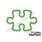 Puzzle piece applique