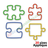 Puzzle piece applique