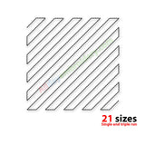 Quilting block embroidery stippling