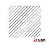 Stipple quilt block embroidery