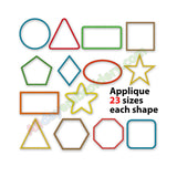 Shape applique embroidery